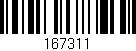 Código de barras (EAN, GTIN, SKU, ISBN): '167311'