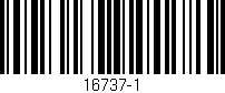 Código de barras (EAN, GTIN, SKU, ISBN): '16737-1'