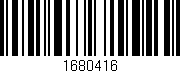 Código de barras (EAN, GTIN, SKU, ISBN): '1680416'