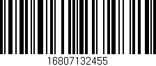 Código de barras (EAN, GTIN, SKU, ISBN): '16807132455'