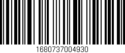 Código de barras (EAN, GTIN, SKU, ISBN): '1680737004930'