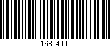 Código de barras (EAN, GTIN, SKU, ISBN): '16824.00'