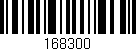 Código de barras (EAN, GTIN, SKU, ISBN): '168300'