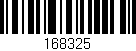 Código de barras (EAN, GTIN, SKU, ISBN): '168325'