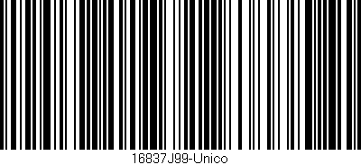 Código de barras (EAN, GTIN, SKU, ISBN): '16837J99-Unico'