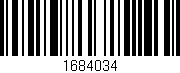 Código de barras (EAN, GTIN, SKU, ISBN): '1684034'