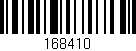 Código de barras (EAN, GTIN, SKU, ISBN): '168410'