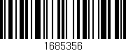 Código de barras (EAN, GTIN, SKU, ISBN): '1685356'