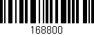 Código de barras (EAN, GTIN, SKU, ISBN): '168800'