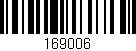 Código de barras (EAN, GTIN, SKU, ISBN): '169006'