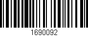 Código de barras (EAN, GTIN, SKU, ISBN): '1690092'