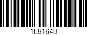 Código de barras (EAN, GTIN, SKU, ISBN): '1691640'