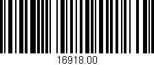 Código de barras (EAN, GTIN, SKU, ISBN): '16918.00'