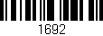Código de barras (EAN, GTIN, SKU, ISBN): '1692'