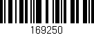 Código de barras (EAN, GTIN, SKU, ISBN): '169250'