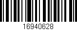 Código de barras (EAN, GTIN, SKU, ISBN): '16940628'