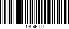 Código de barras (EAN, GTIN, SKU, ISBN): '16946.00'