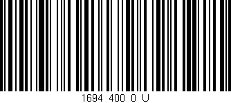 Código de barras (EAN, GTIN, SKU, ISBN): '1694_400_0_U'