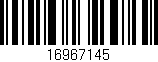 Código de barras (EAN, GTIN, SKU, ISBN): '16967145'