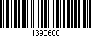 Código de barras (EAN, GTIN, SKU, ISBN): '1698688'