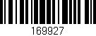 Código de barras (EAN, GTIN, SKU, ISBN): '169927'