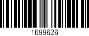 Código de barras (EAN, GTIN, SKU, ISBN): '1699626'