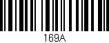 Código de barras (EAN, GTIN, SKU, ISBN): '169A'