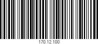 Código de barras (EAN, GTIN, SKU, ISBN): '170.12.100'