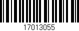Código de barras (EAN, GTIN, SKU, ISBN): '17013055'