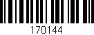 Código de barras (EAN, GTIN, SKU, ISBN): '170144'