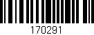 Código de barras (EAN, GTIN, SKU, ISBN): '170291'