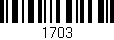 Código de barras (EAN, GTIN, SKU, ISBN): '1703'