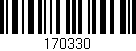 Código de barras (EAN, GTIN, SKU, ISBN): '170330'