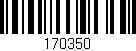 Código de barras (EAN, GTIN, SKU, ISBN): '170350'