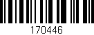 Código de barras (EAN, GTIN, SKU, ISBN): '170446'