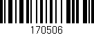 Código de barras (EAN, GTIN, SKU, ISBN): '170506'
