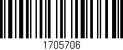 Código de barras (EAN, GTIN, SKU, ISBN): '1705706'