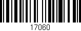 Código de barras (EAN, GTIN, SKU, ISBN): '17060'