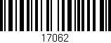 Código de barras (EAN, GTIN, SKU, ISBN): '17062'