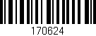 Código de barras (EAN, GTIN, SKU, ISBN): '170624'