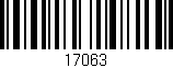 Código de barras (EAN, GTIN, SKU, ISBN): '17063'