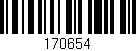 Código de barras (EAN, GTIN, SKU, ISBN): '170654'