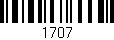 Código de barras (EAN, GTIN, SKU, ISBN): '1707'