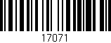 Código de barras (EAN, GTIN, SKU, ISBN): '17071'