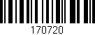 Código de barras (EAN, GTIN, SKU, ISBN): '170720'
