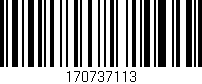 Código de barras (EAN, GTIN, SKU, ISBN): '170737113'