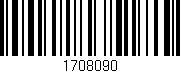 Código de barras (EAN, GTIN, SKU, ISBN): '1708090'