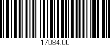Código de barras (EAN, GTIN, SKU, ISBN): '17084.00'