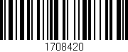 Código de barras (EAN, GTIN, SKU, ISBN): '1708420'