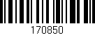 Código de barras (EAN, GTIN, SKU, ISBN): '170850'